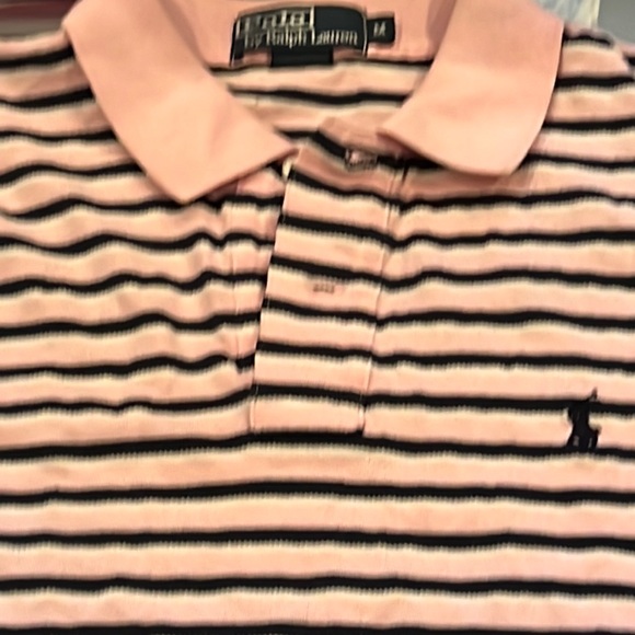 Vintage pink flower embroidered Polo Ralph Lauren baby tee